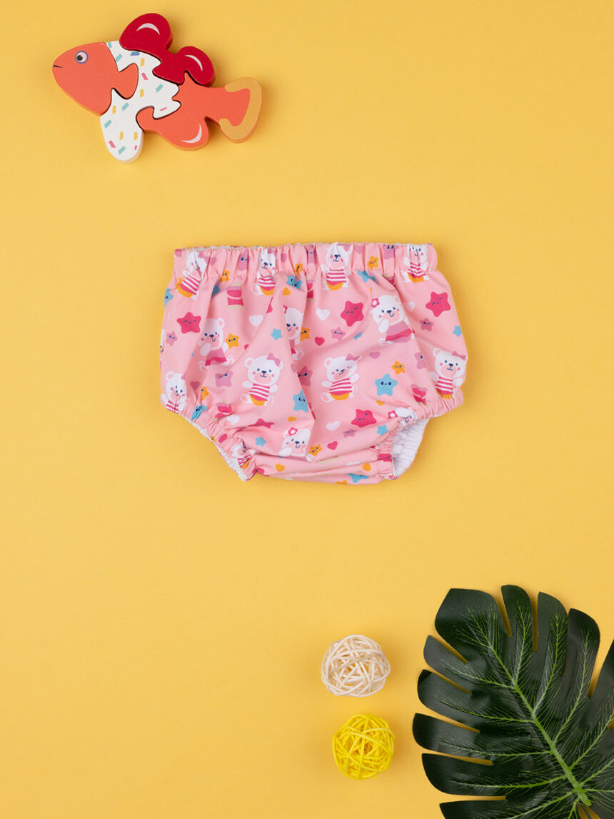 Costume antifugas neonata rosa allover - Prénatal