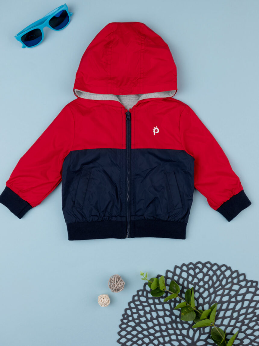 Antivento doppio bimbo rosso/blu - Prénatal