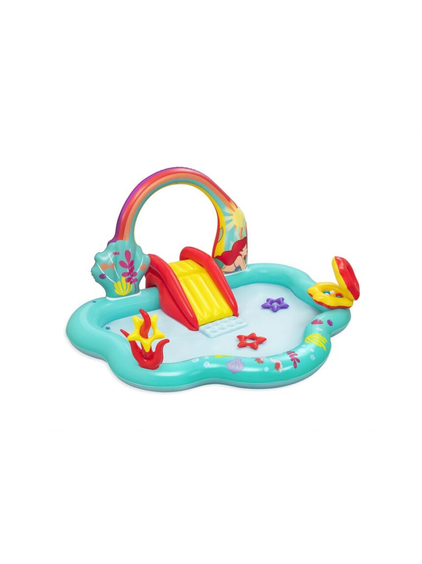 Play center disney sirenetta 221x193x117 cm. include conchiglia stelle marine - bestway - Bestway