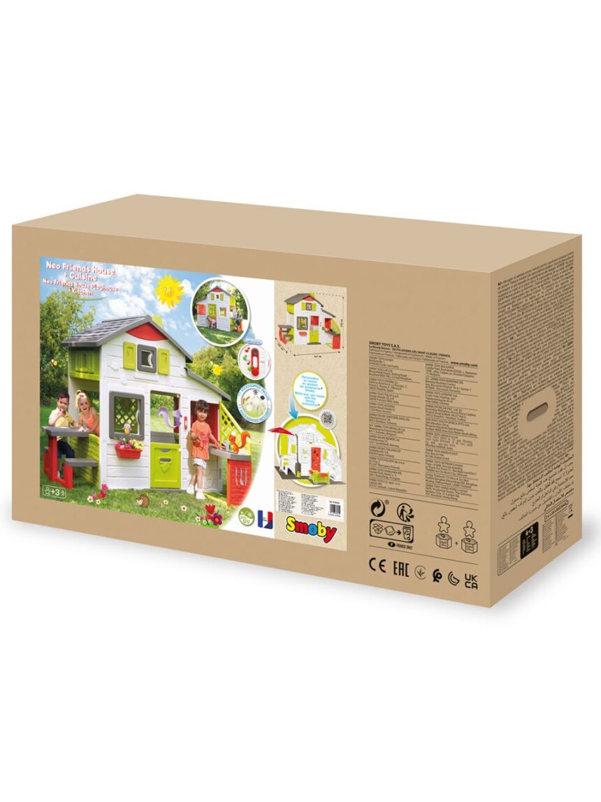 Smoby - casetta amica e cucina new - Smoby