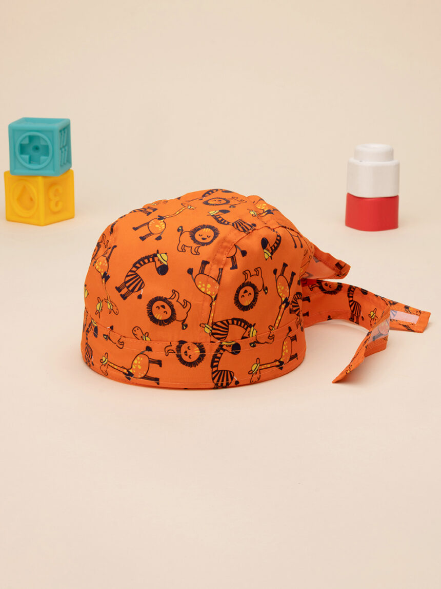 Bandana arancione bimbo giraffe - Prénatal
