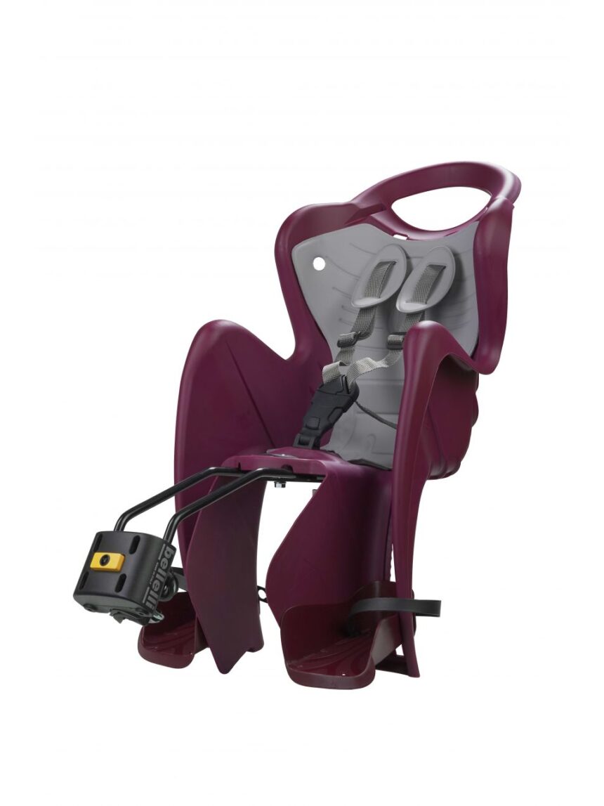 Seggiolino bici posteriore mr fox frame red must luxe - Bellelli