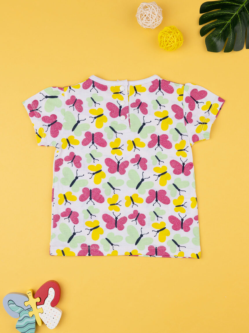 T-shirt maniche corte bimba stampa allover - Prénatal