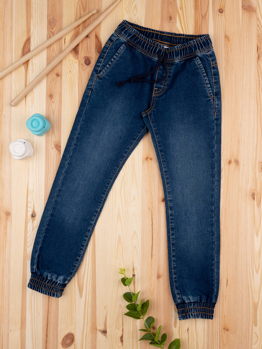 Pantaloni denim blu scuro bambino - Prénatal