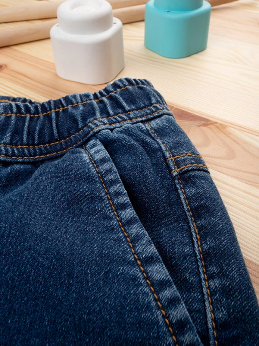 Pantaloni denim blu scuro bambino - Prénatal