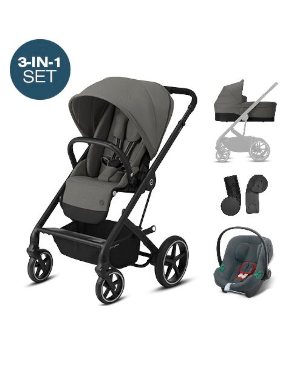 Balios s basic blk 3-in-1 travelsystem aton b2 - Cybex