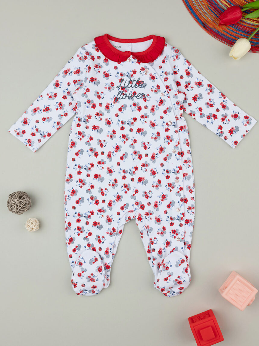 Tutina neonata stampa allover oeko-tex - Prénatal