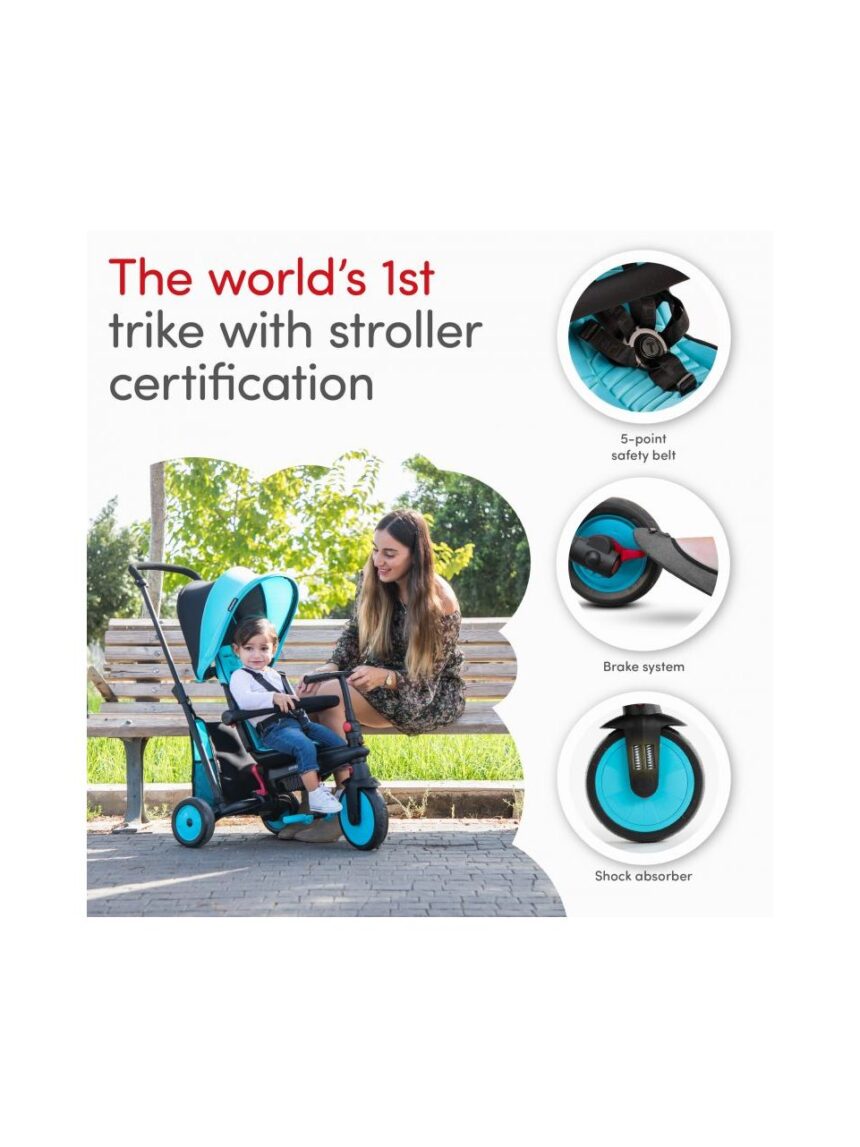 Smartrike str3 folding 6 in 1 blu - SmarTrike