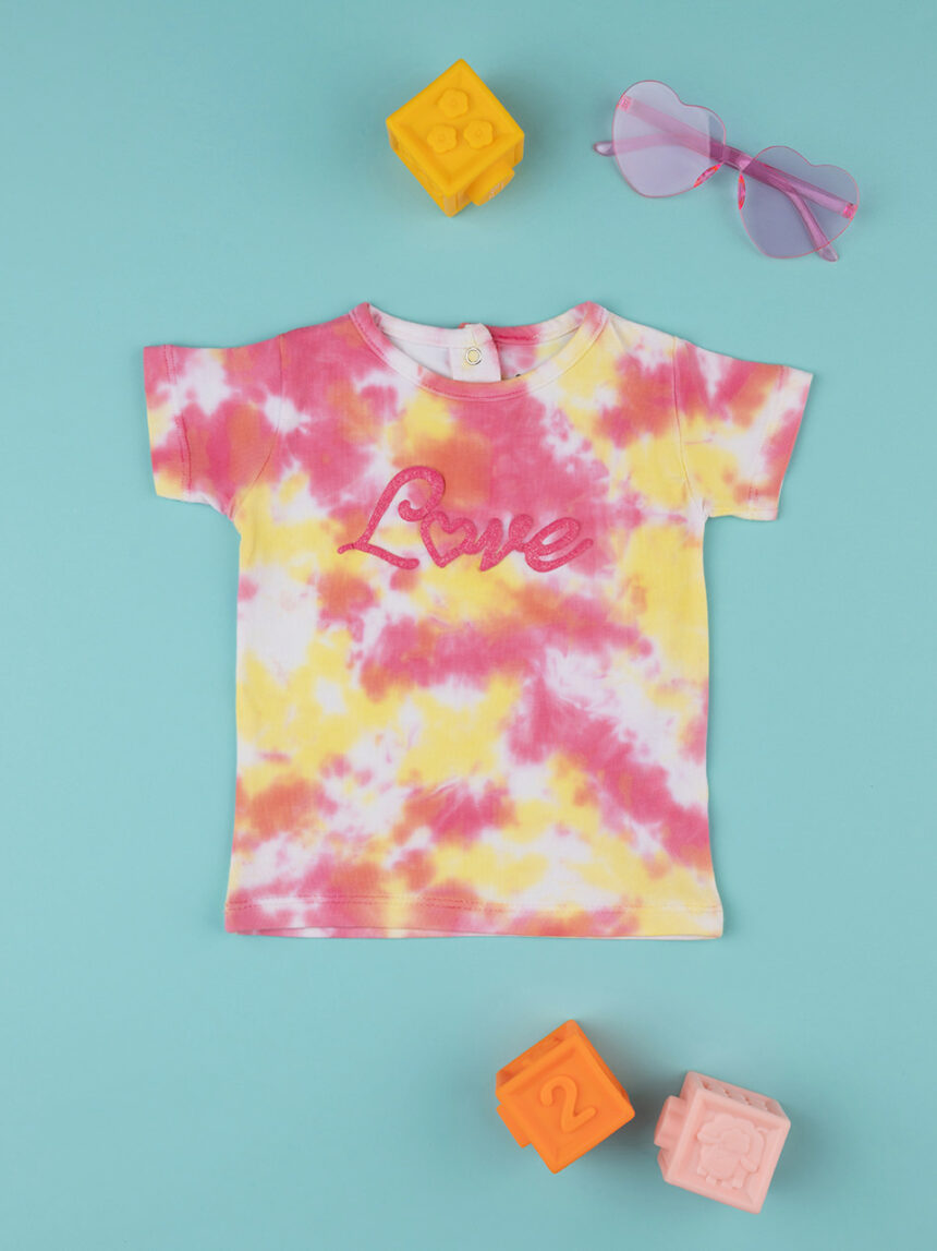 T-shirt maniche corte tie-dye bimba - Prénatal