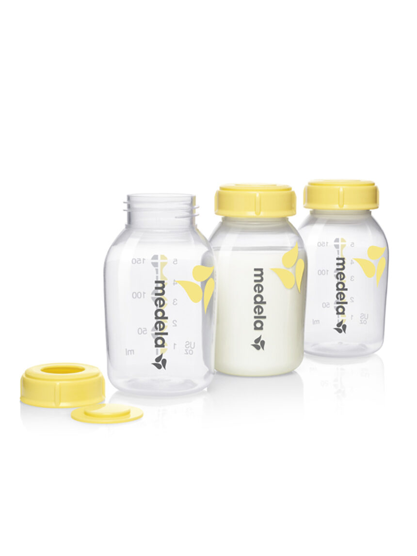 Bottiglie per la conservazione del latte materno (3 da 150 ml) - Medela