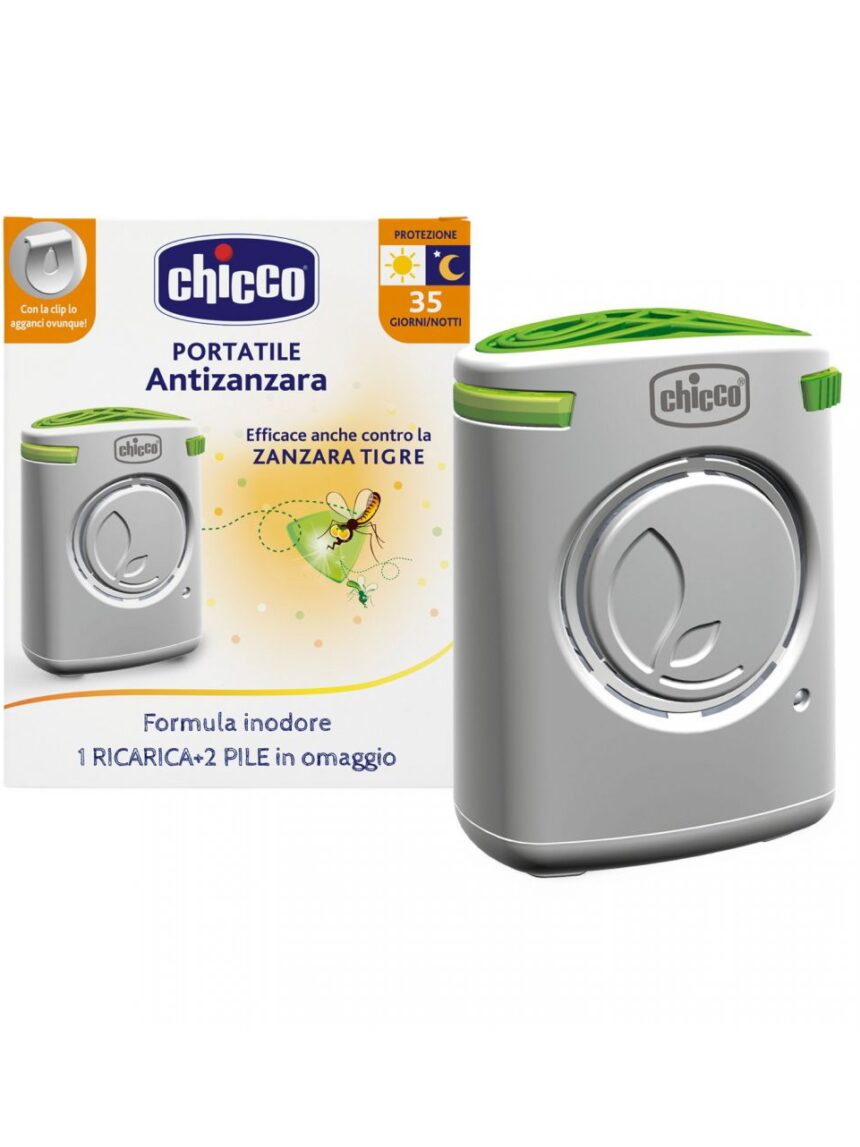 Dispositivo antizanzare biocida con 1 ricarica - chicco - Chicco