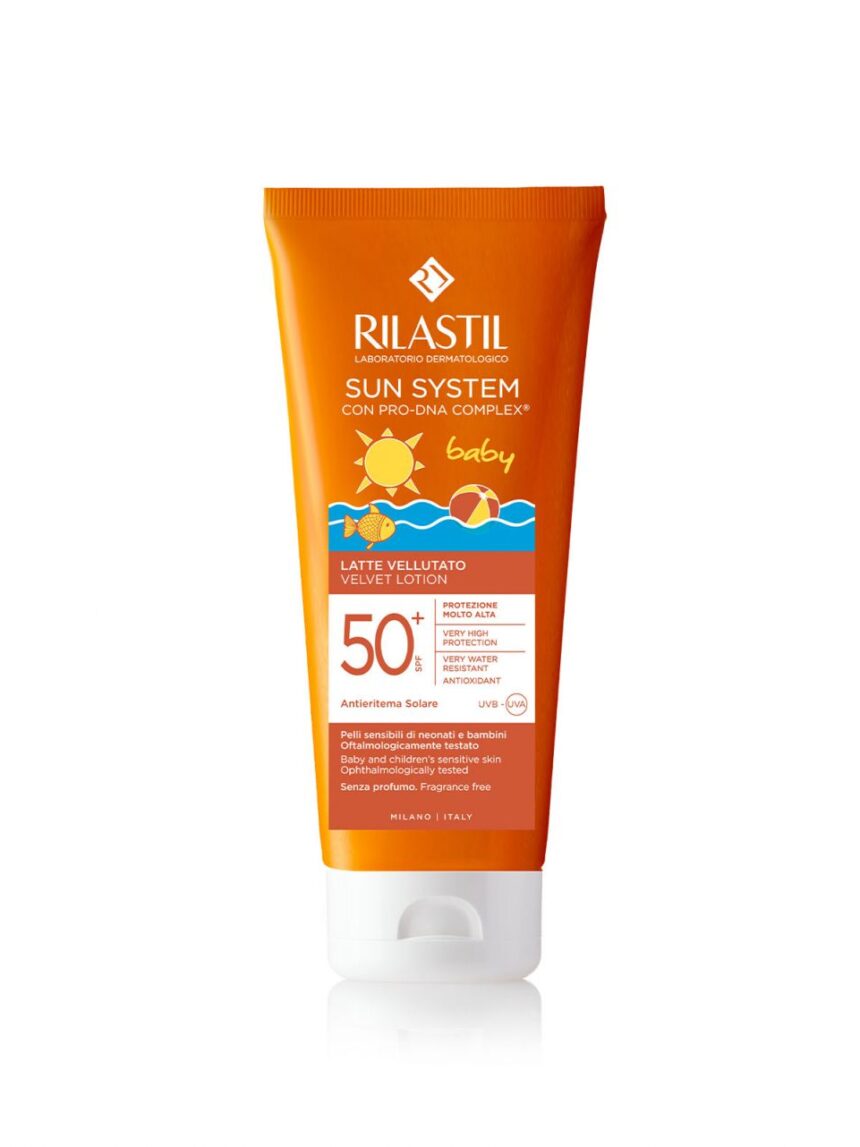 Rilastil sun ppspf 50+ baby latte velluto 200 ml - Rilastil
