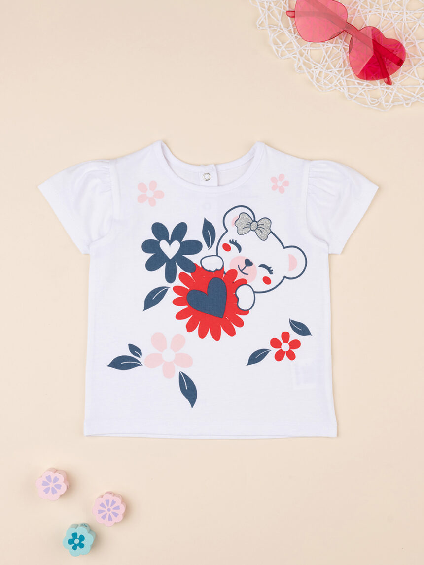 T-shirt maniche corte bimba con stampa - Prénatal